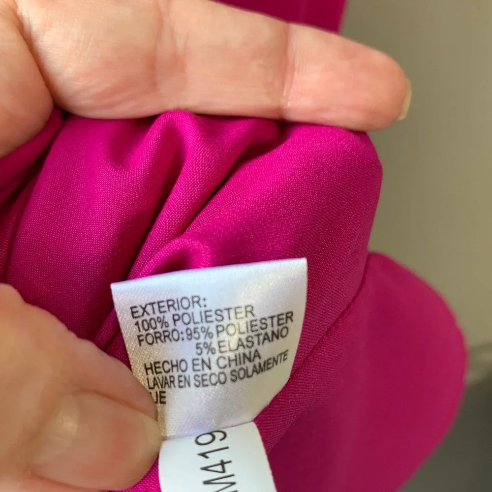 Katherine Kelly Pink Halter Dress Sleeveless Party Cocktail Size 12 - Picture 10 of 10